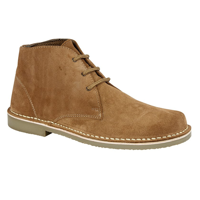 Mens leather desert boots sales uk