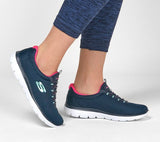 Womens Skechers Summits Wide Fit Trainers