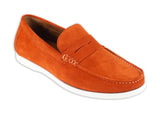 Front Doug Suede Slip-On Penny Loafer