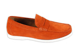 Front Doug Suede Slip-On Penny Loafer