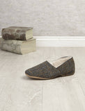 Drapers Mens Harris Tweed Sheepskin Slippers