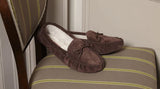 Draper Maine Mens Sheepskin Moccasin Slippers