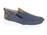 Mens Dek Twin Gusset Slip On Casual Shoe